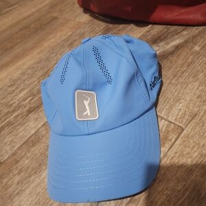 PGA Light Blue Golf Cap Airflux Material Like New Never Worn